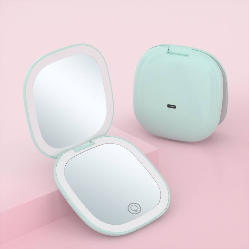 LumiGlow Portable LED Mirror