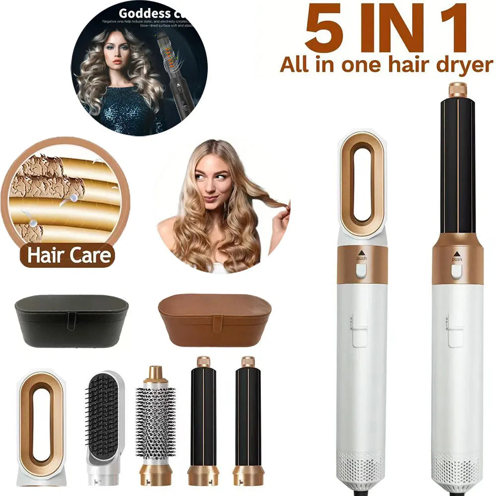 StylistPro 5-in-1 Hair Styling Set