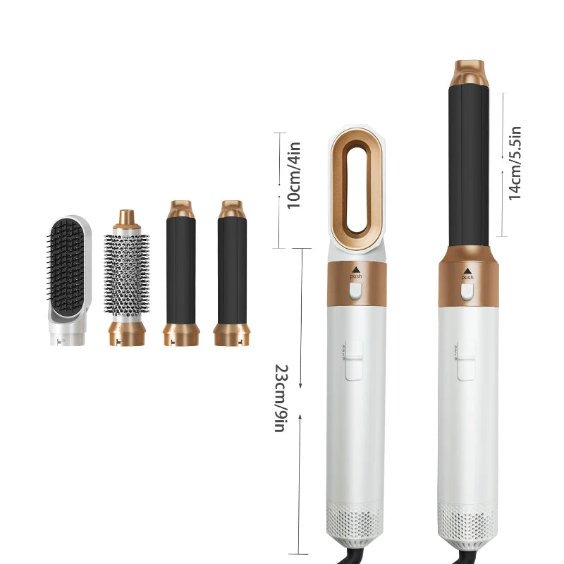 StylistPro 5-in-1 Hair Styling Set