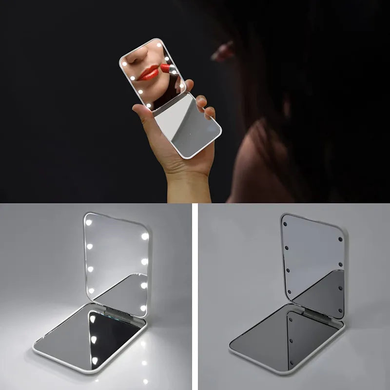 Crystal Clear Compact Mirror